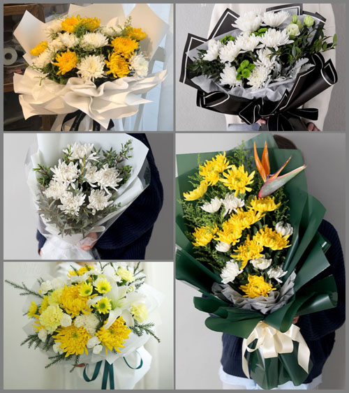 青海海东市互助土族自治县威远镇白事花束代送